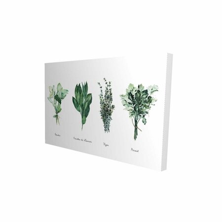 FONDO 20 x 30 in. Fines Herbes-Print on Canvas FO3339884